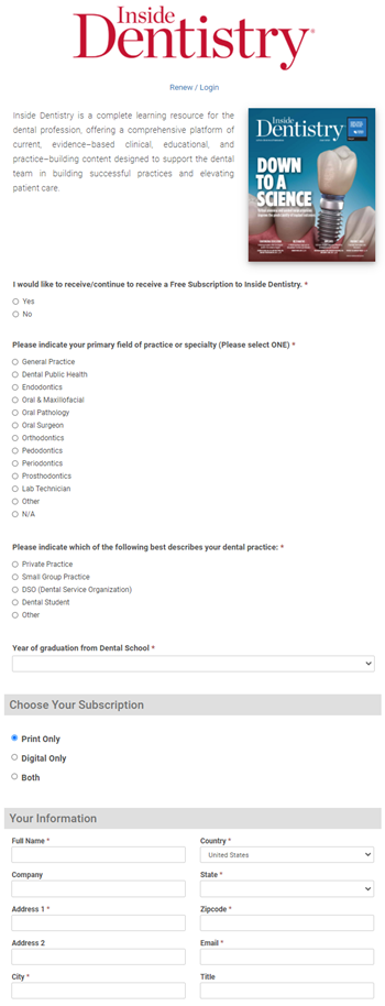 SimpleCirc can qualify subscribers for magazines with controlled circulations